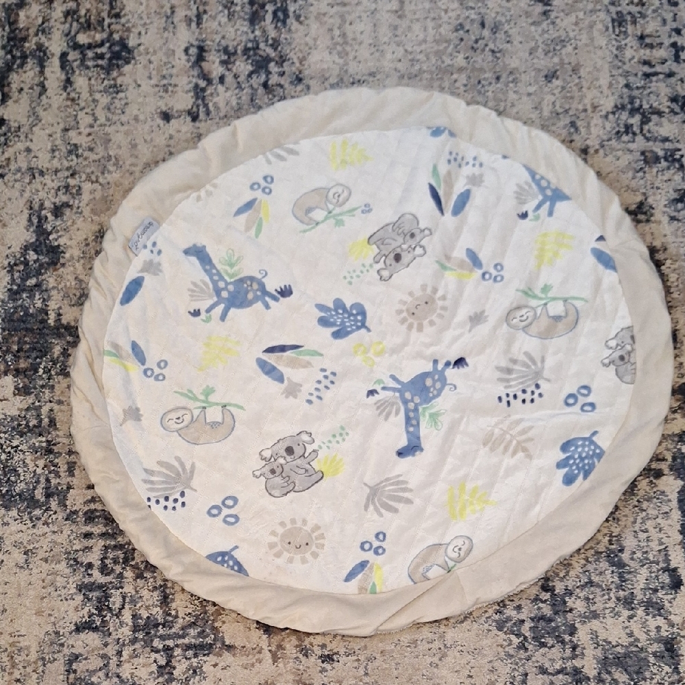 Dreamgro Baby Play Mat/Infant Tummy Time Mat With Animal Design